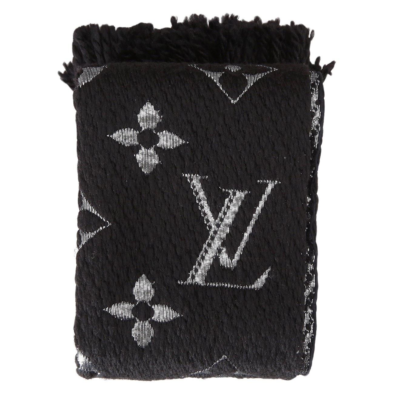LOUIS VUITTON(USED)루이비통 M75833 로고마니아 샤인 스카프